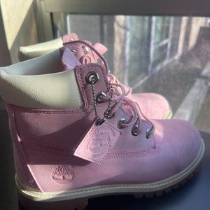 Pretty Light Pink Timberlands